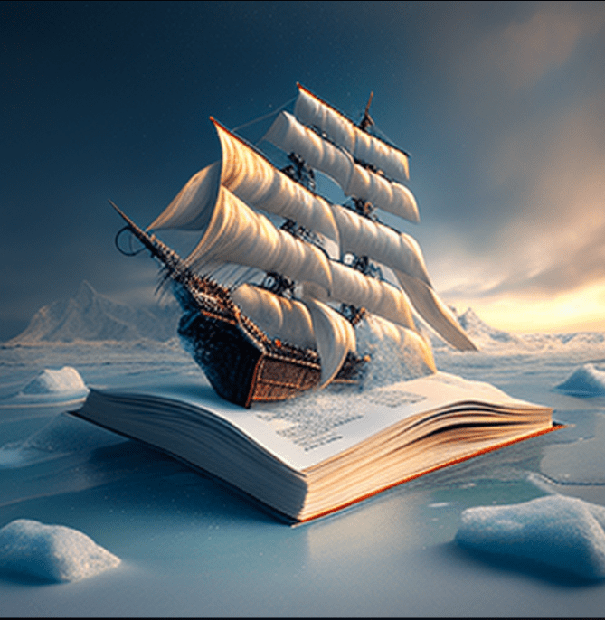 Abenteuerromane mit Handlung in der Arktis/Antarktis
